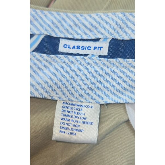 Southern Tide Men's Skipjack Classic Fit Khaki Pants 32x30 (Measures 33/29) - Picture 4 of 8